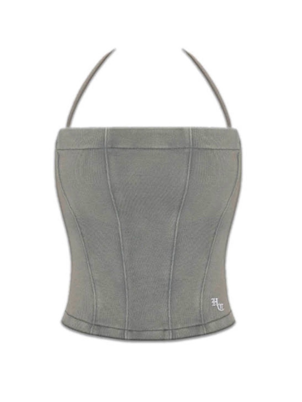 Hidden Cult “Terra Granite” Corset-Style Halter Top